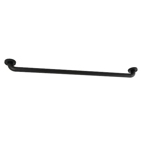 Kingston Brass Traditional DR914360 Camelon 36" X 1-1/4" OD Grab Bar, Matte Black, 38.81 L, Brass, Matte Black DR914360